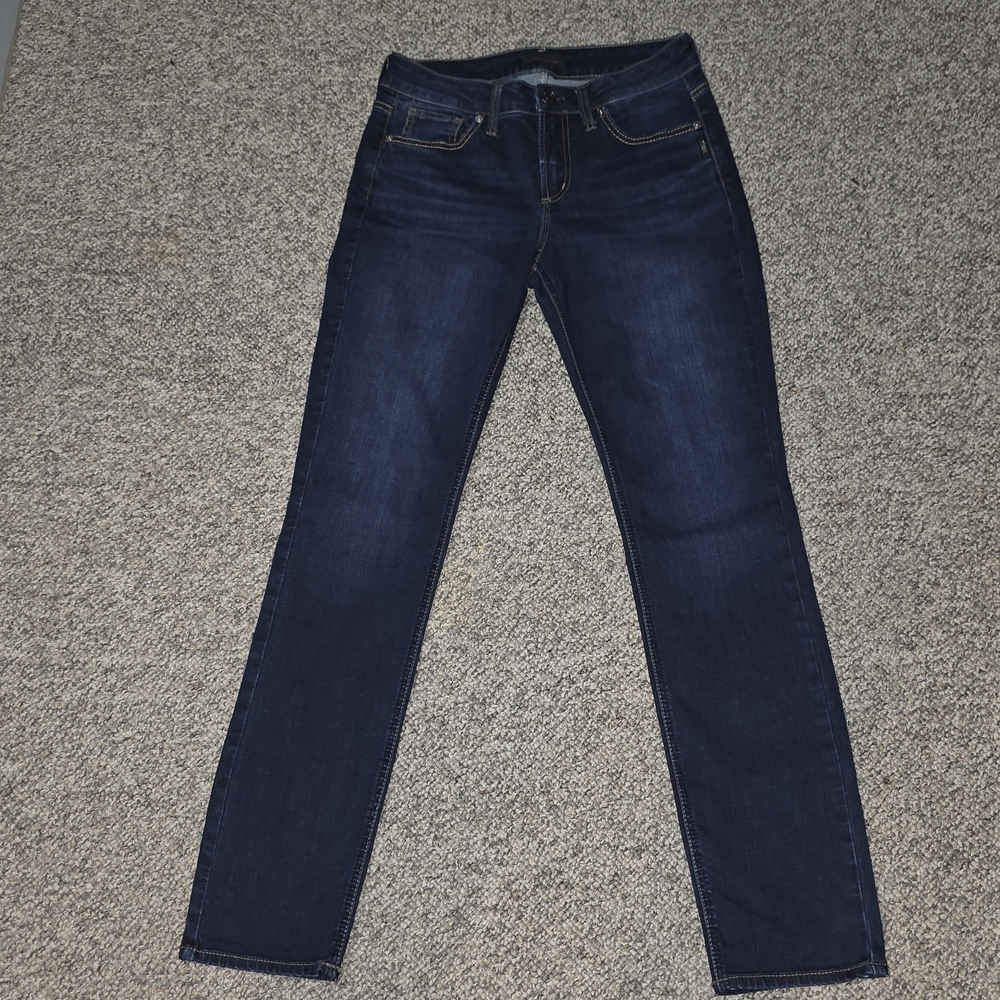 Silver Jeans Women's Straight Leg Jeans - Dark Blue